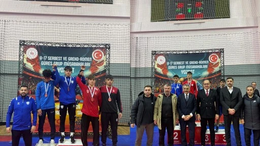 Şahinbey Belediye Spor g&uuml;reşte grup şampiyonu oldu