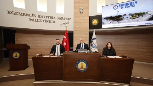Şahinbey Belediyesi Aralık ayı meclis toplantısı yapıldı
