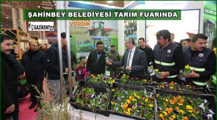Şahinbey Belediyesi fuarda stant a&ccedil;tı