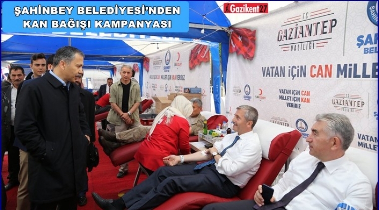 Şahinbey Belediyesi'nden kan bağışı kampanyası
