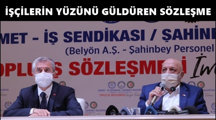 Şahinbey'de Toplu İş S&ouml;zleşmesi imzalandı