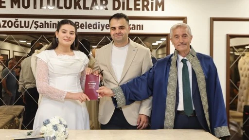 Şahinbey&rsquo;de 126 &ccedil;ift, aynı g&uuml;n mutluluğa 'Evet' dedi