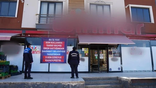 Şahinbey'de 2'si yerel 3 zincir market 3&rsquo;er g&uuml;n kapatıldı