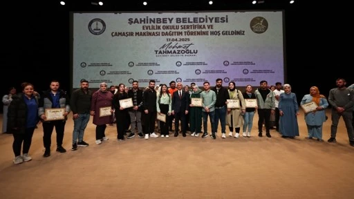 Şahinbey'de 672 çift daha sertifikalarını aldı