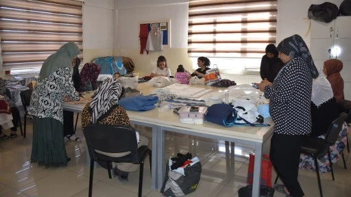 Şahinbey'de dikiş-nakış kursları kazandırıyor