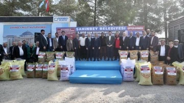 Şahinbey'den çiftçilere tohum ve gübre desteği