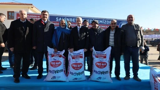Şahinbey'den, hayvan yetiştiricilerine yem dağıtımı