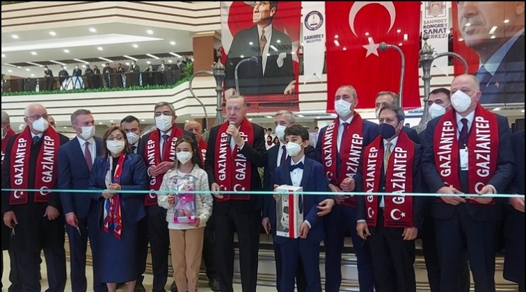 Şahinbey Kongre Merkezi'ni Erdoğan açtı...