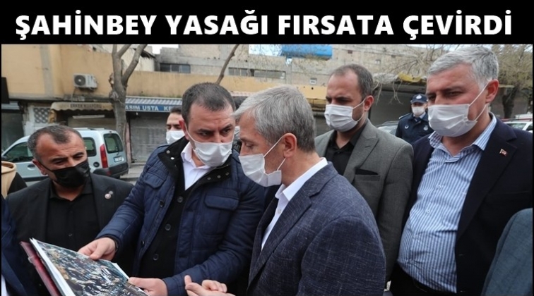 Şahinbey, sokağa &ccedil;ıkma yasağını fırsata &ccedil;evirdi