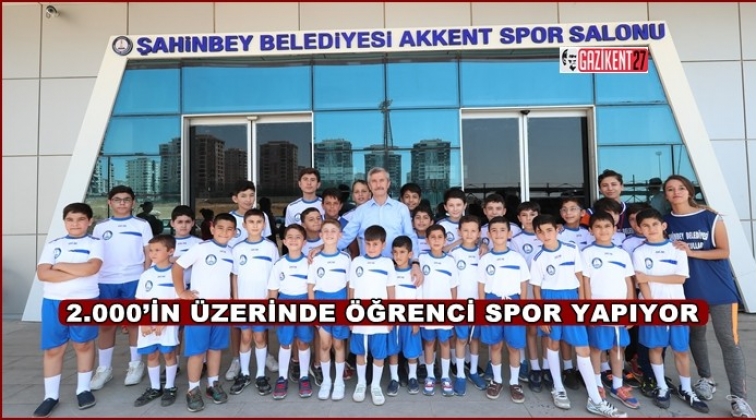 Şahinbey sporun ve sporcunun yanında