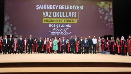 Şahinbey yaz okulu mezuniyet töreni gerçekleştirildi