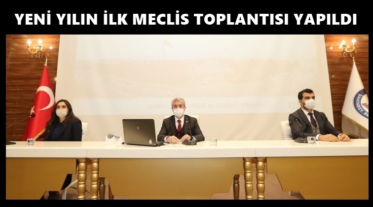 Şahinbey'de 2021'in ilk meclis toplantısı