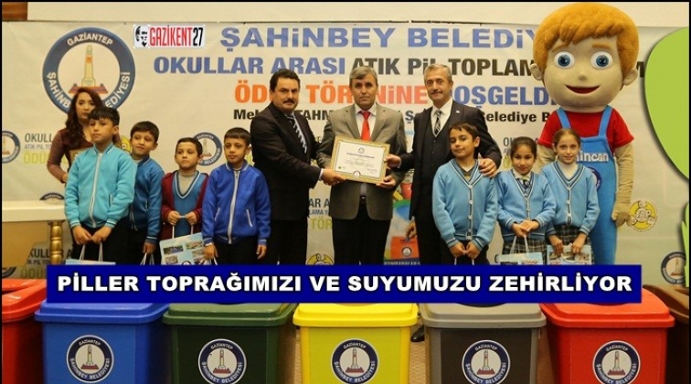 Şahinbey'de atık pil toplama kampanyası