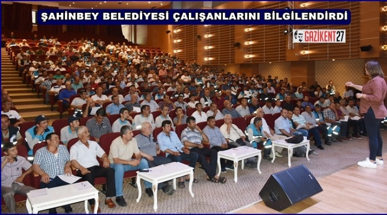 Şahinbey'de İş Sağlığı ve G&uuml;venliği eğitimi