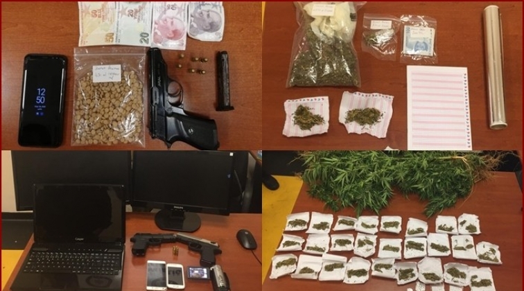 Şahinbey'de uyuşturucuya 36 g&ouml;zaltı 14 tutuklama