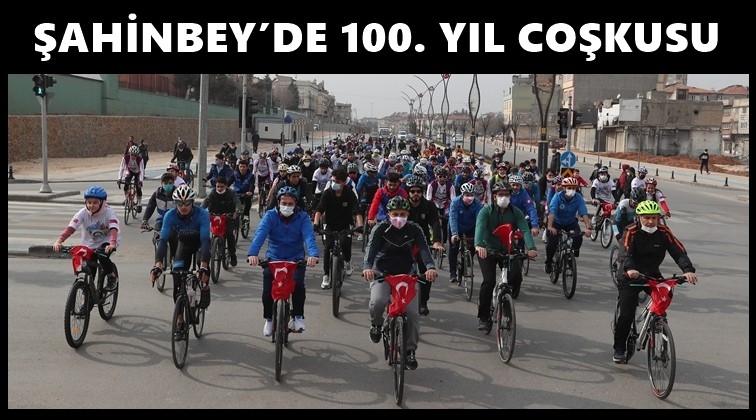 Şahinbey'den 100. Yılda bisiklet turu...