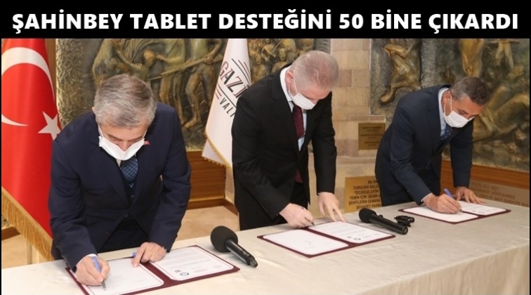 Şahinbey'den 50 bin tablet...