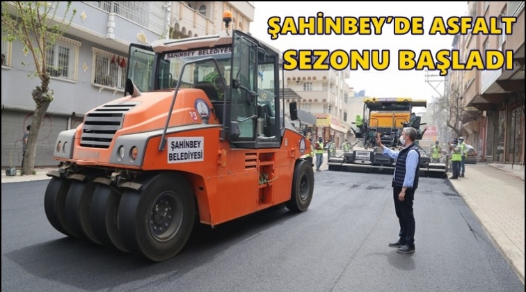 Şahinbey'den asfaltlama ve bakım çalışması