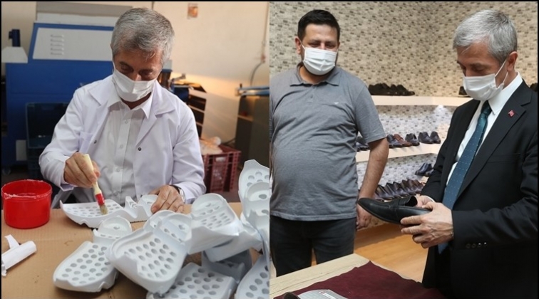 Şahinbey'den ayakkabıcılara 1.500 TL destek...