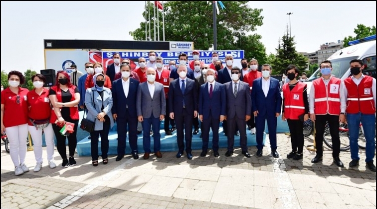 Şahinbey'den Gazze&rsquo;ye 5 ambulans...