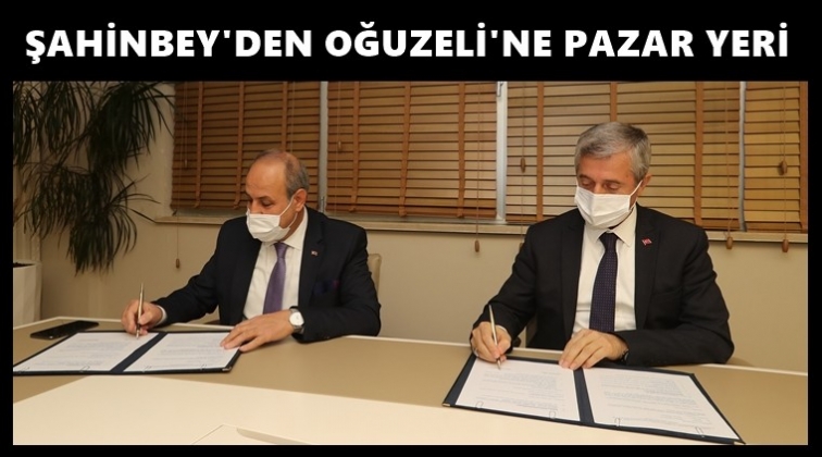Şahinbey'den Oğuzeli'ne pazar yeri