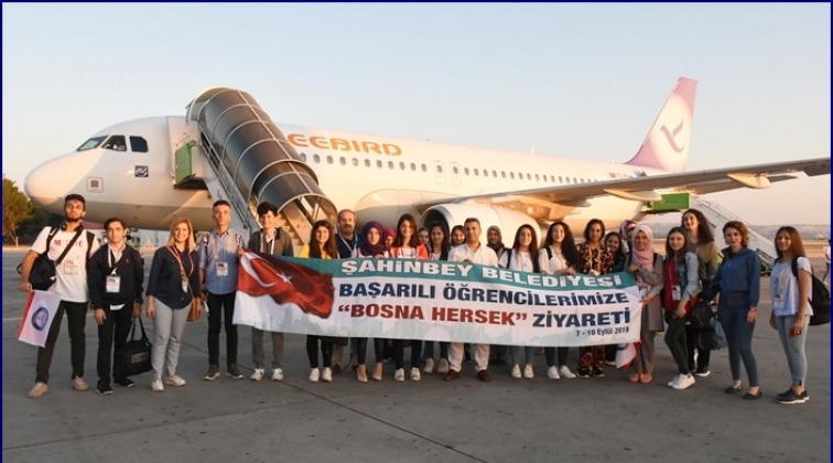 Şahinbeyli &ouml;ğrenciler Bosna Hersek&rsquo;te