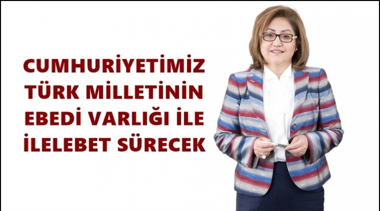 Şahin'den 29 Ekim kutlama mesajı