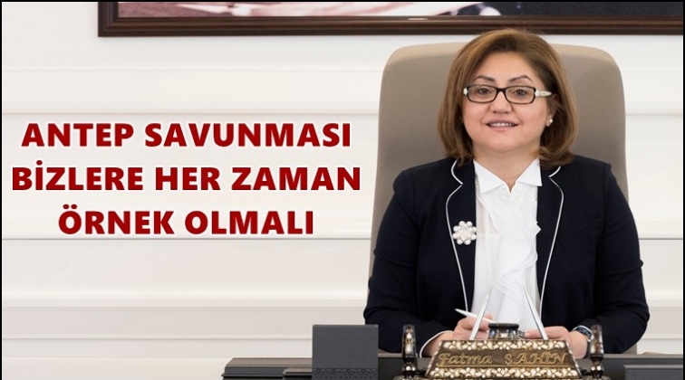 Şahin'den 8 Şubat 'Gazilik' mesajı