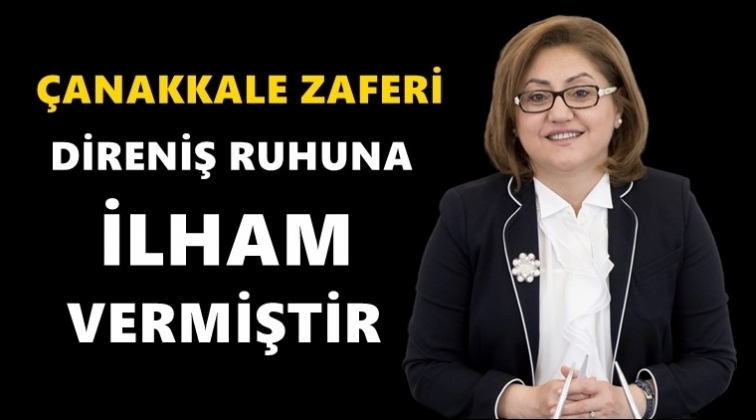 Şahin'den &Ccedil;anakkale Zaferi mesajı