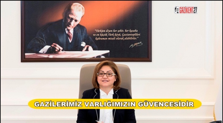 Şahin'den &ldquo;Gaziler G&uuml;n&uuml;&rdquo; mesajı