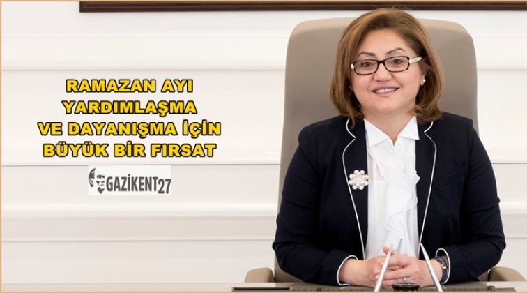 Şahin'den Ramazan mesajı