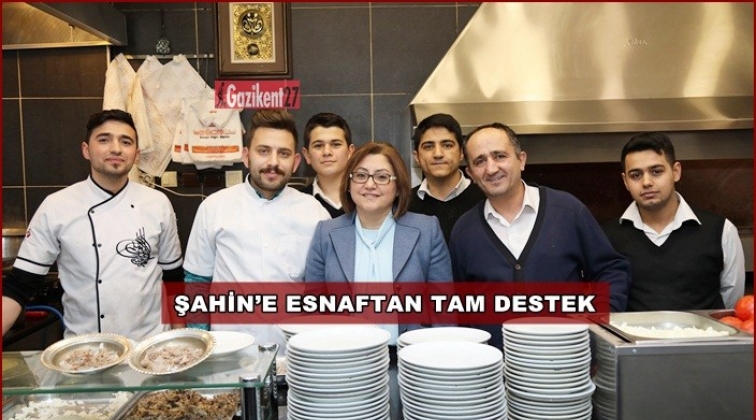 Şahin'in, esnaf ziyaretleri s&uuml;r&uuml;yor