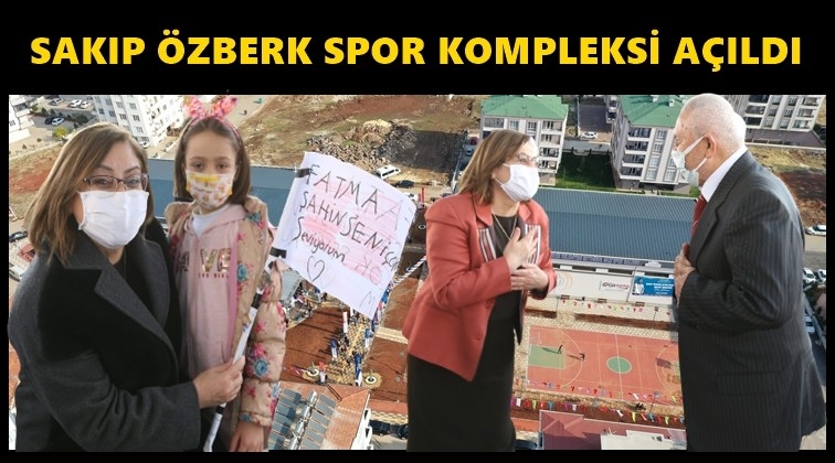 Sakıp &Ouml;zberk Spor Kompleksi hizmete a&ccedil;ıldı