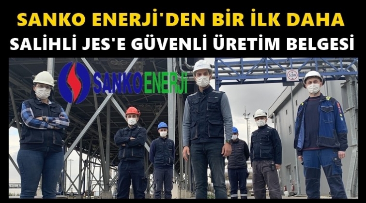Salihli JES'e Covid-19 G&uuml;venli &Uuml;retim Belgesi