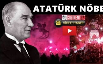 Samsun'da Atatürk nöbeti...