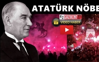 Samsun'da Atat&uuml;rk n&ouml;beti...