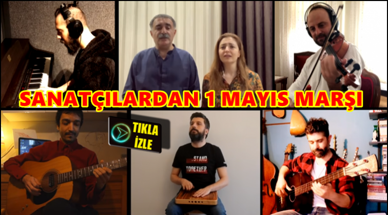 Sanat&ccedil;ılardan '1 Mayıs Marşı' klibi