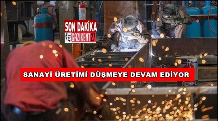 Sanayi üretimi yüzde 4 azaldı