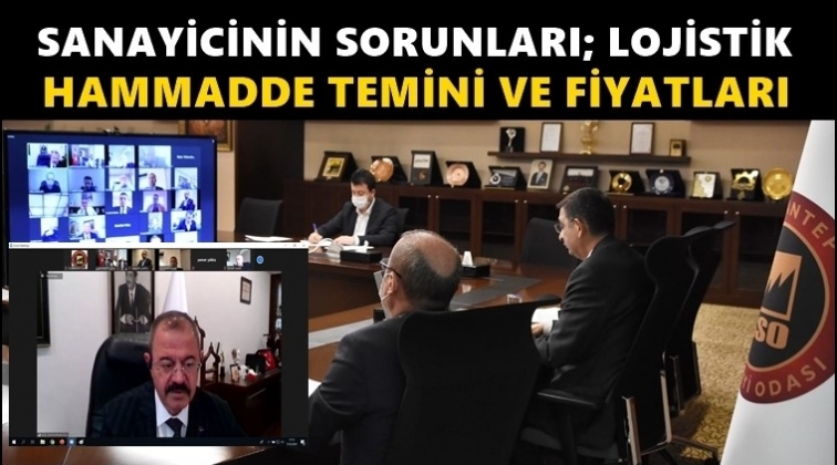 Sanayicinin sorunları masaya yatırıldı...