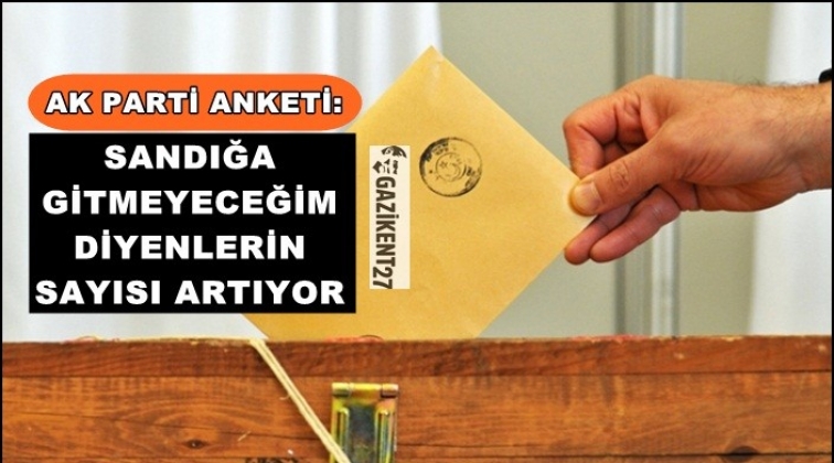 'Sandığa gitmeyeceğim' diyenlerin sayısı artıyor