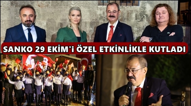 Sanko, Cumhuriyet'i &ouml;zel etkinlikle kutladı...