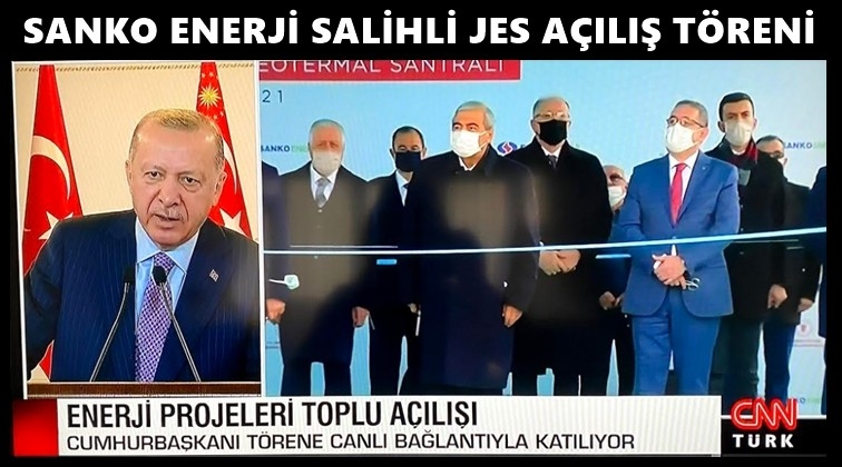 Sanko Enerji Salihli JES a&ccedil;ılışı yapıldı...