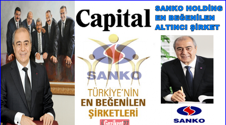 Sanko, halkın gözünde en başarılı 6. şirket
