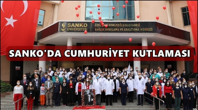 Sanko Hastanesi'nden 29 Ekim kutlaması...