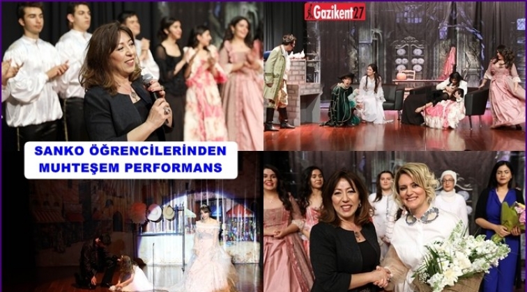 SANKO Koleji öğrencileri “Cinderella” sahneledi