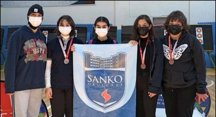 Sanko öğrencilerinin okçuluk başarısı...