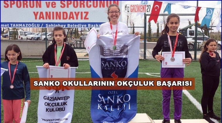 SANKO Okulları öğrencilerinin okçuluk başarısı