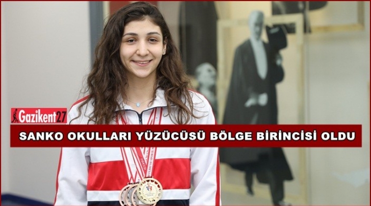 SANKO Okulları öğrencisi bölge birincisi