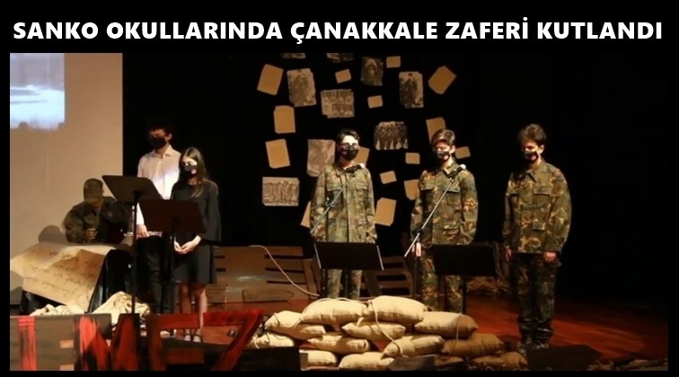 Sanko Okulları'nda &Ccedil;anakkale Zaferi kutlandı