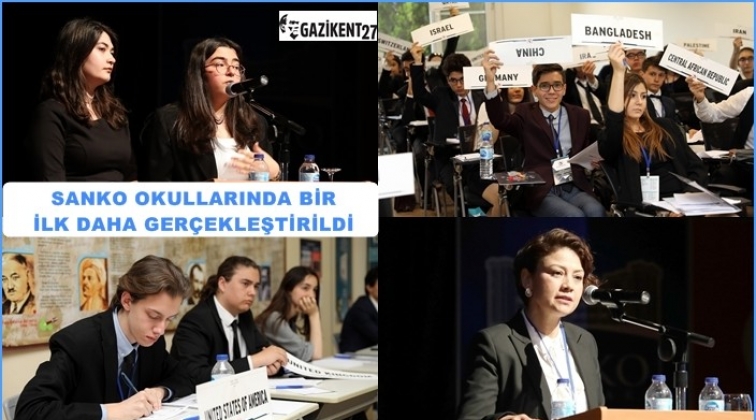 SANKO Okulları'nda 'SANMUN18' konferansı